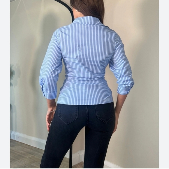 Sundance women's tie button-down shirt size small - Picture 3 of 4